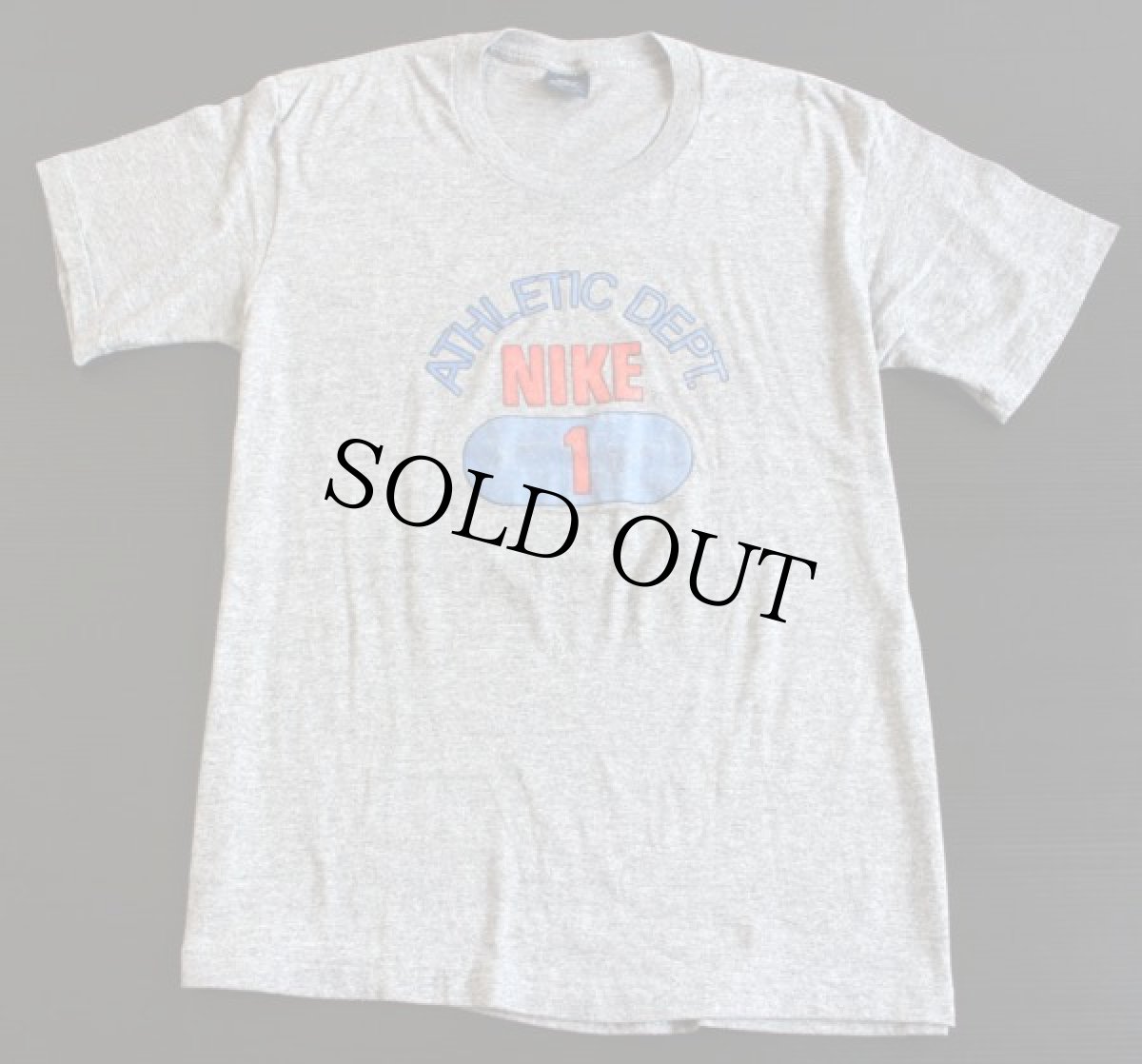 画像2: 80s USA製 NIKEナイキ Tシャツ 杢グレーXL (2)