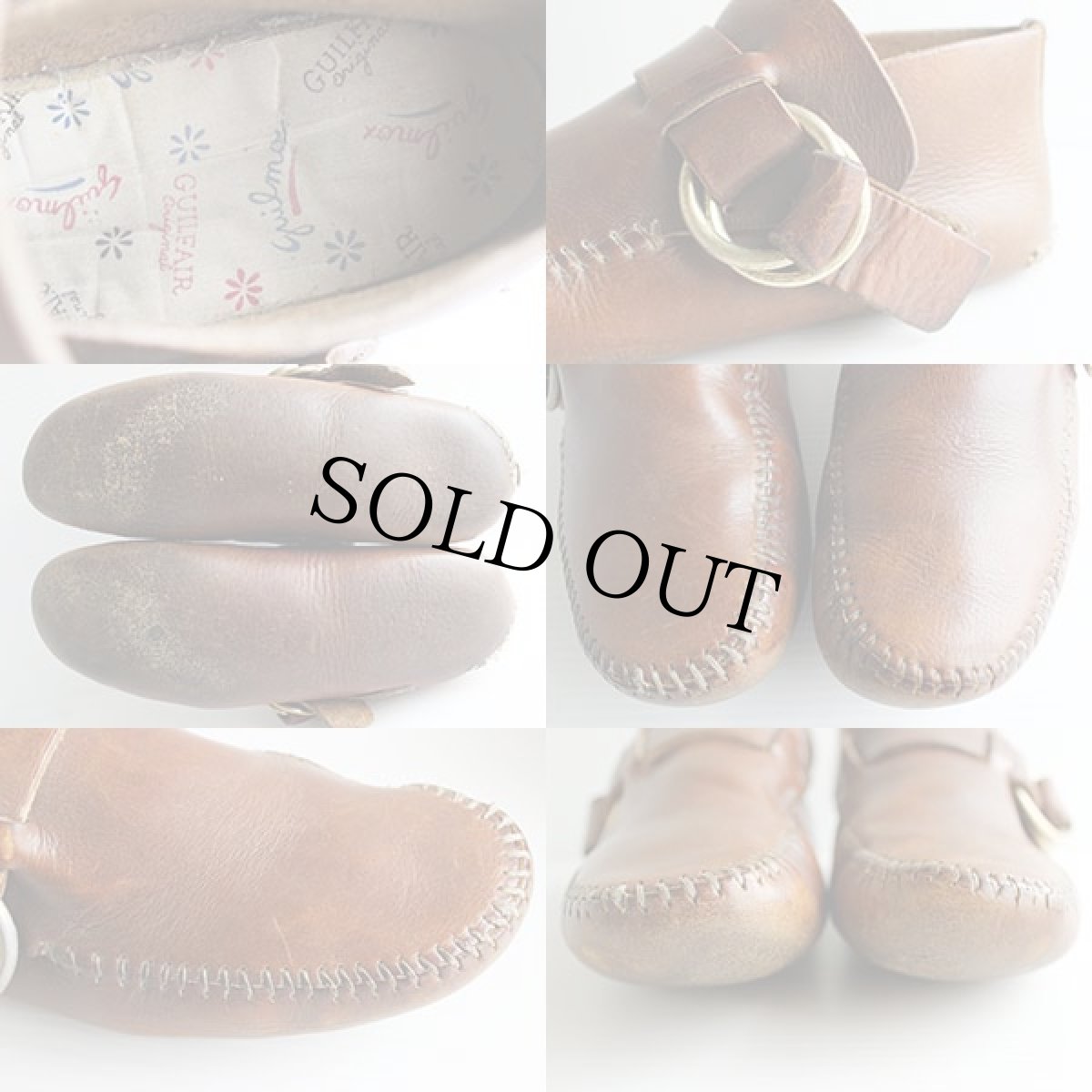 画像3: GUILFAIR レザー モカシン シューズ (3)