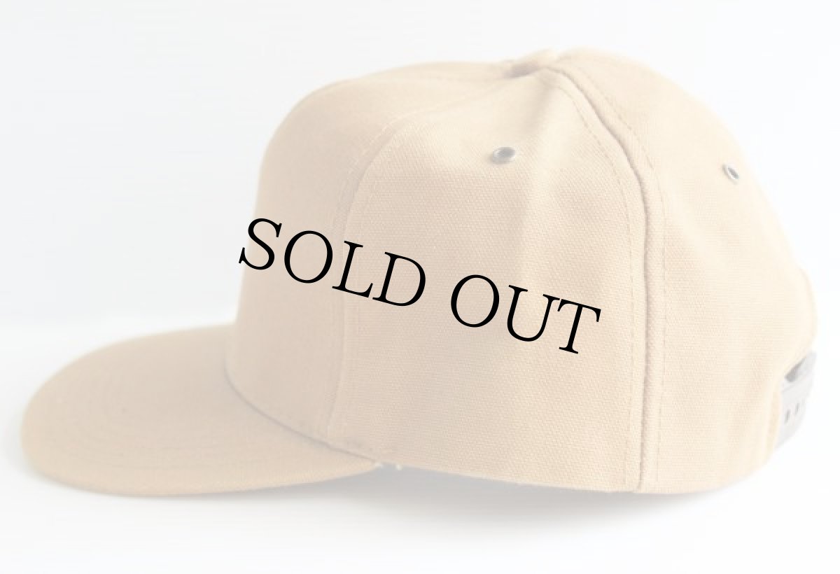 画像2: USA製 UNKNOWN 無地 ダック地 キャップ 茶 (2)