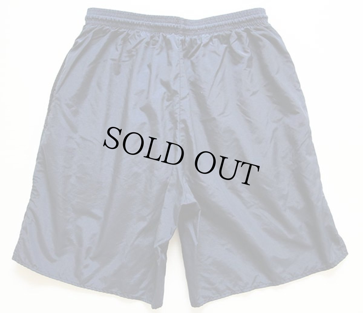 画像2: USA製 U.S.NAVY トレーニング ナイロンショートパンツ 紺 M★ショーツ (2)