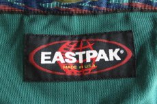 画像3: 90s USA製 EASTPAKイーストパック チロリアンテープ ボトムレザー リュックサック 緑 (3)
