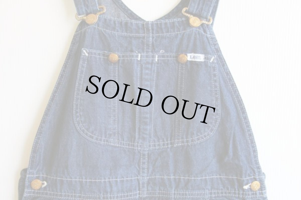 画像2: 70s USA製 Leeリー デニム オーバーオール (2)