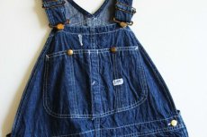 画像2: 60s USA製 Leeリー JELT DENIMジェルトデニム オーバーオール (2)