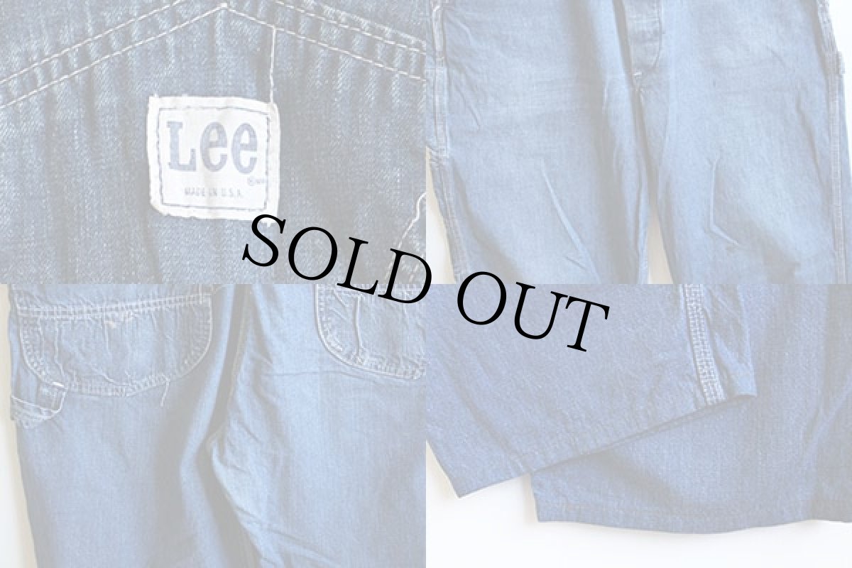 画像3: 70s USA製 Leeリー デニム オーバーオール (3)