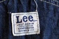 画像3: 60s USA製 Leeリー JELT DENIMジェルトデニム オーバーオール (3)