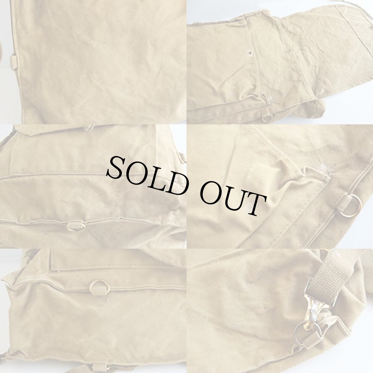 画像4: 50s BSA ボーイスカウト DIAMOND BRAND Haversack キャンバスバッグ カーキ (4)