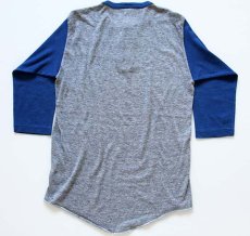 画像2: 80s USA製 DOC'S AUTOMOTIVE ヘンリーネック 七分袖 Tシャツ M (2)