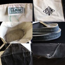 画像3: 90s L.L.Bean BOAT AND TOTE キャンバス トートバッグ 黒 XL★エクストララージ (3)