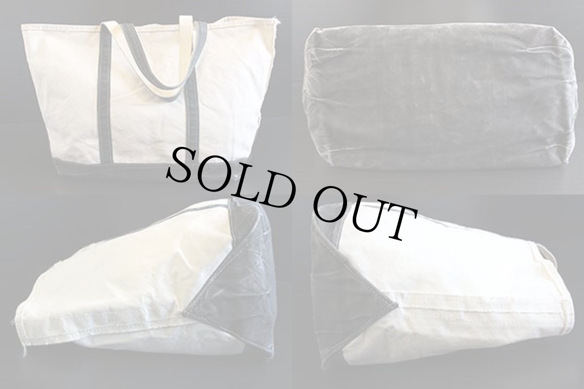 画像2: 90s L.L.Bean BOAT AND TOTE キャンバス トートバッグ 黒 XL★エクストララージ (2)