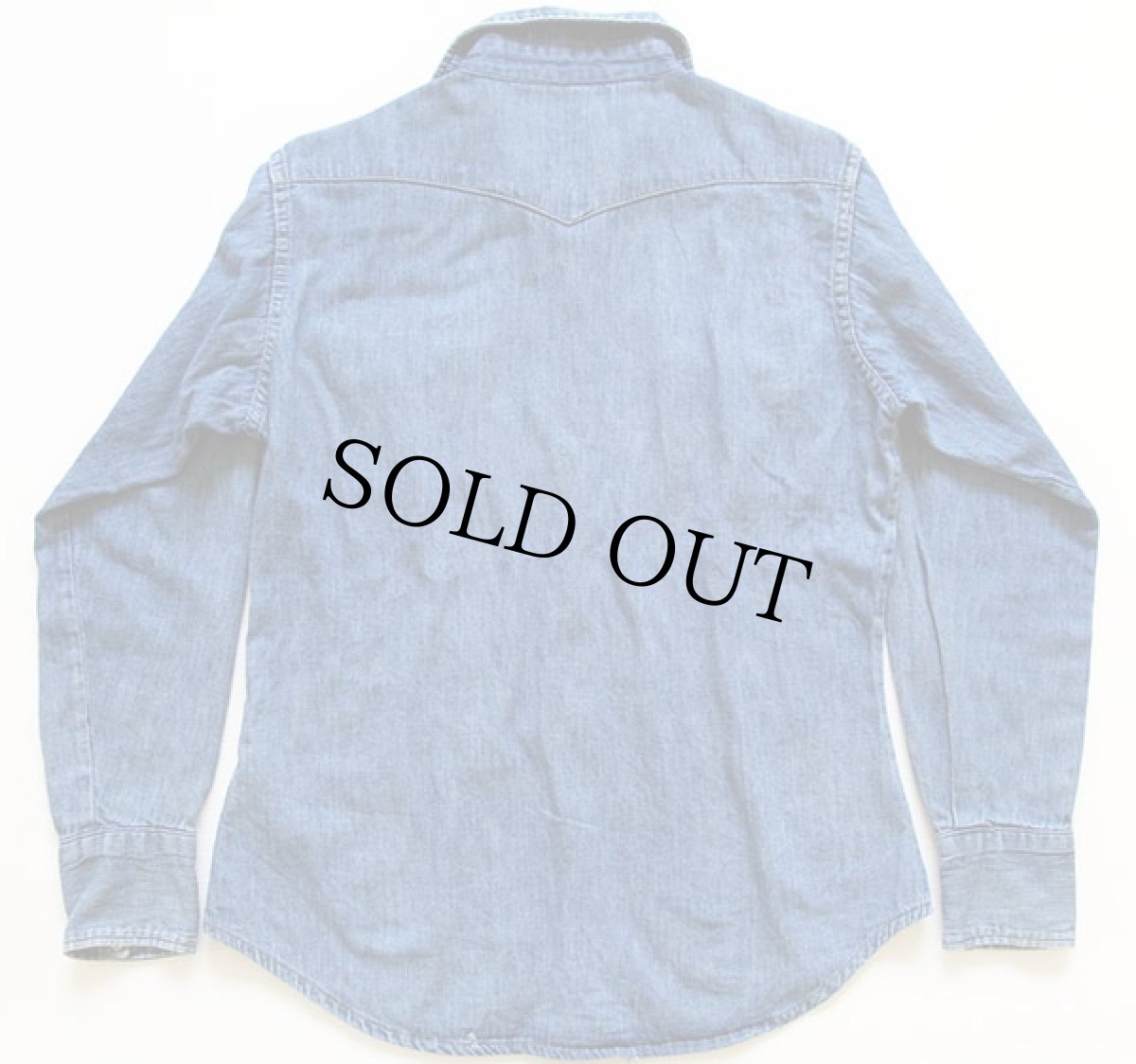 画像2: 70s BIGMACビッグマック デニム ウエスタンシャツ (2)