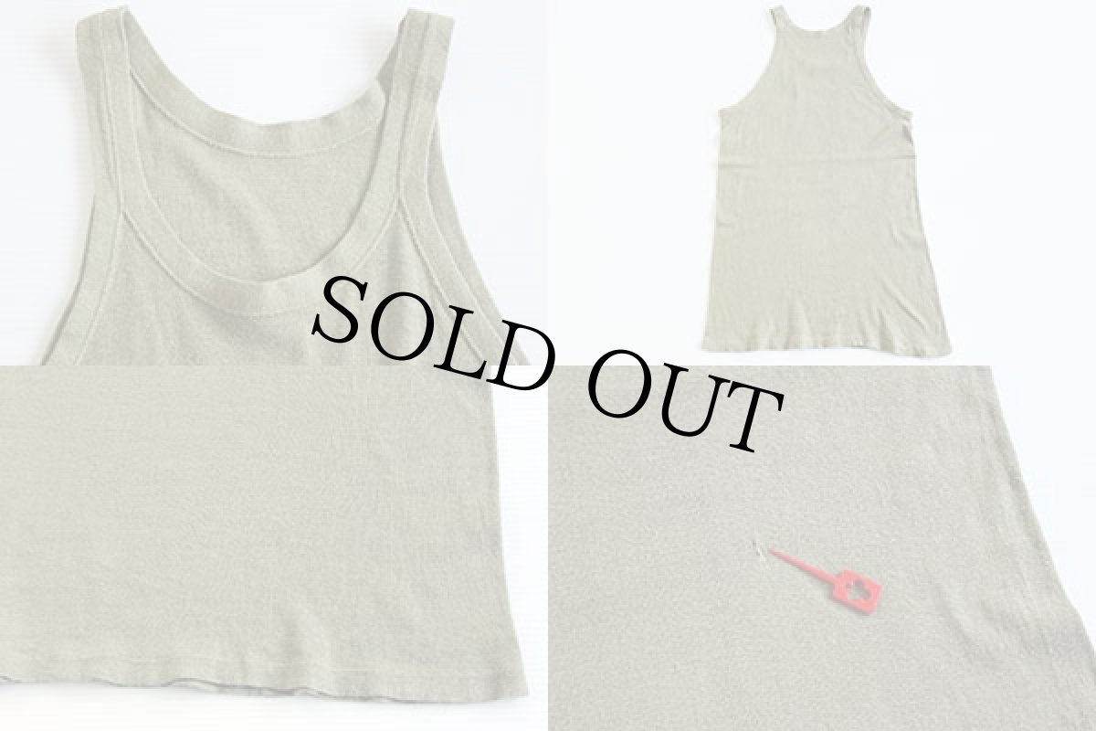 画像3: ビンテージ 米軍 タンクトップ オリーブ★A (3)