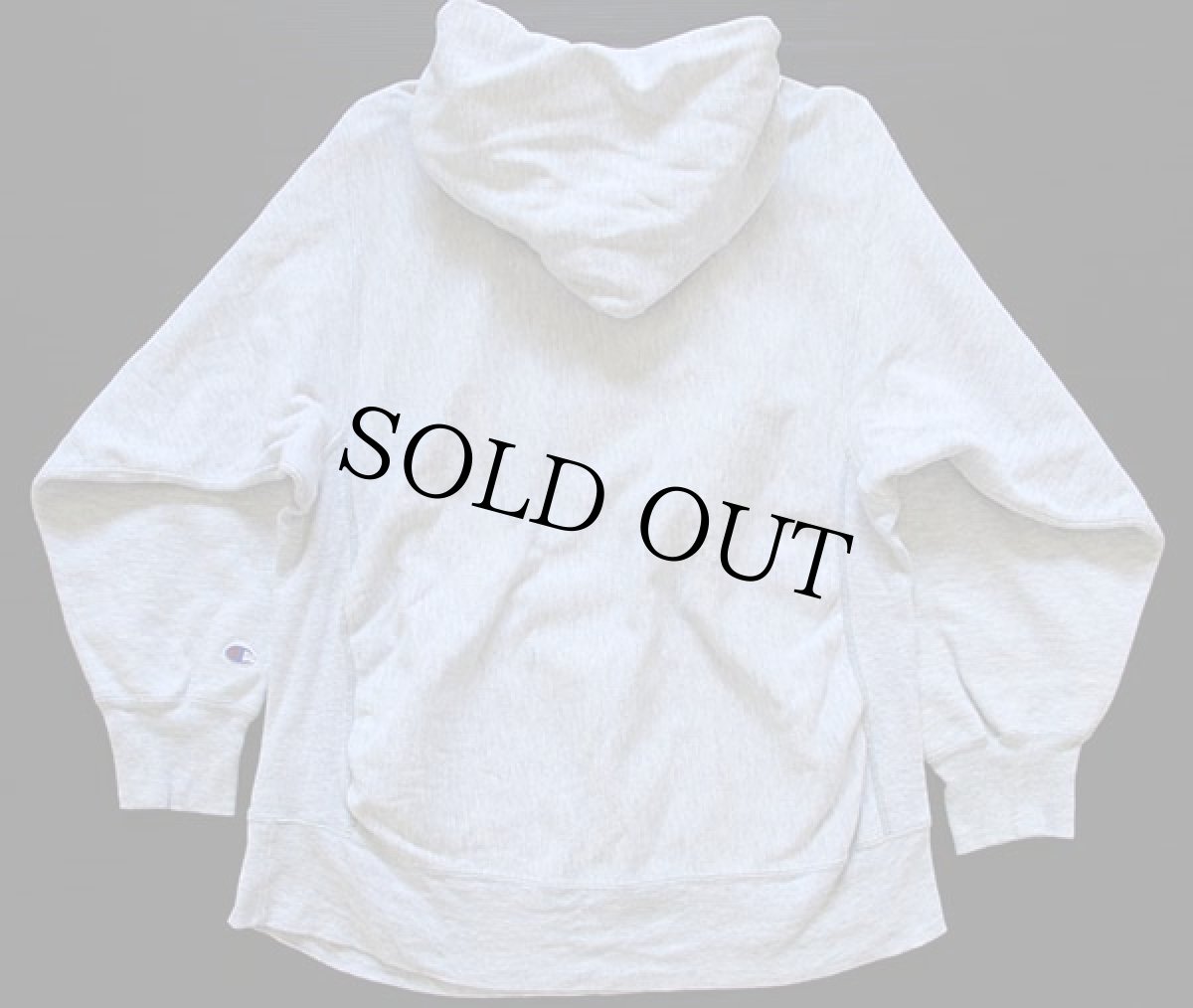 画像2: 80s USA製 Championチャンピオン HOTCHKISS 78 リバースウィーブ スウェットパーカー 杢グレー XL (2)