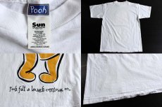 画像3: 90s USA製 Pooh クマのプーさん コットンTシャツ 白 L (3)