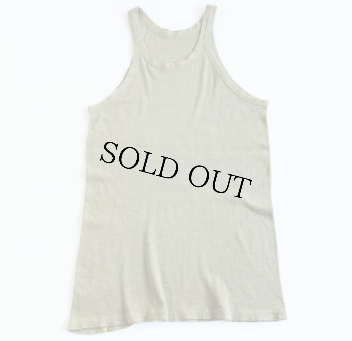 画像2: ビンテージ 米軍 タンクトップ オリーブ★A (2)