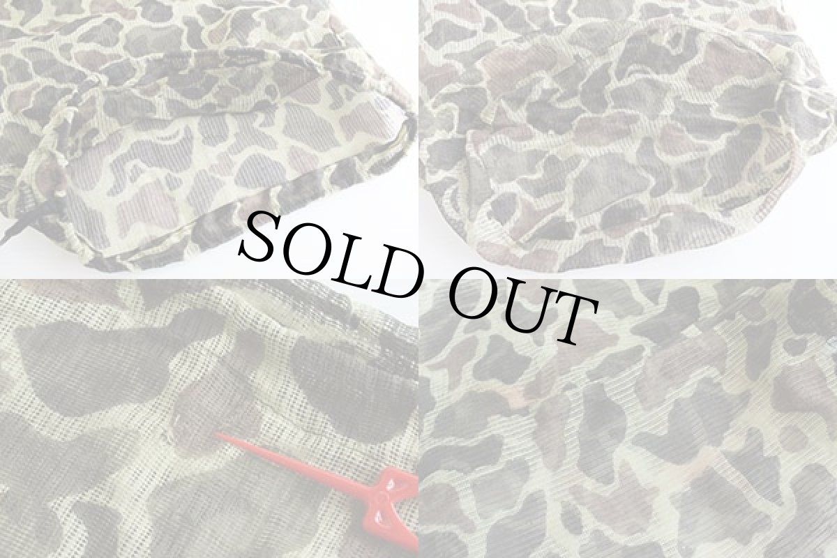 画像3: ビンテージ ダックハンターカモ メッシュバッグ (3)