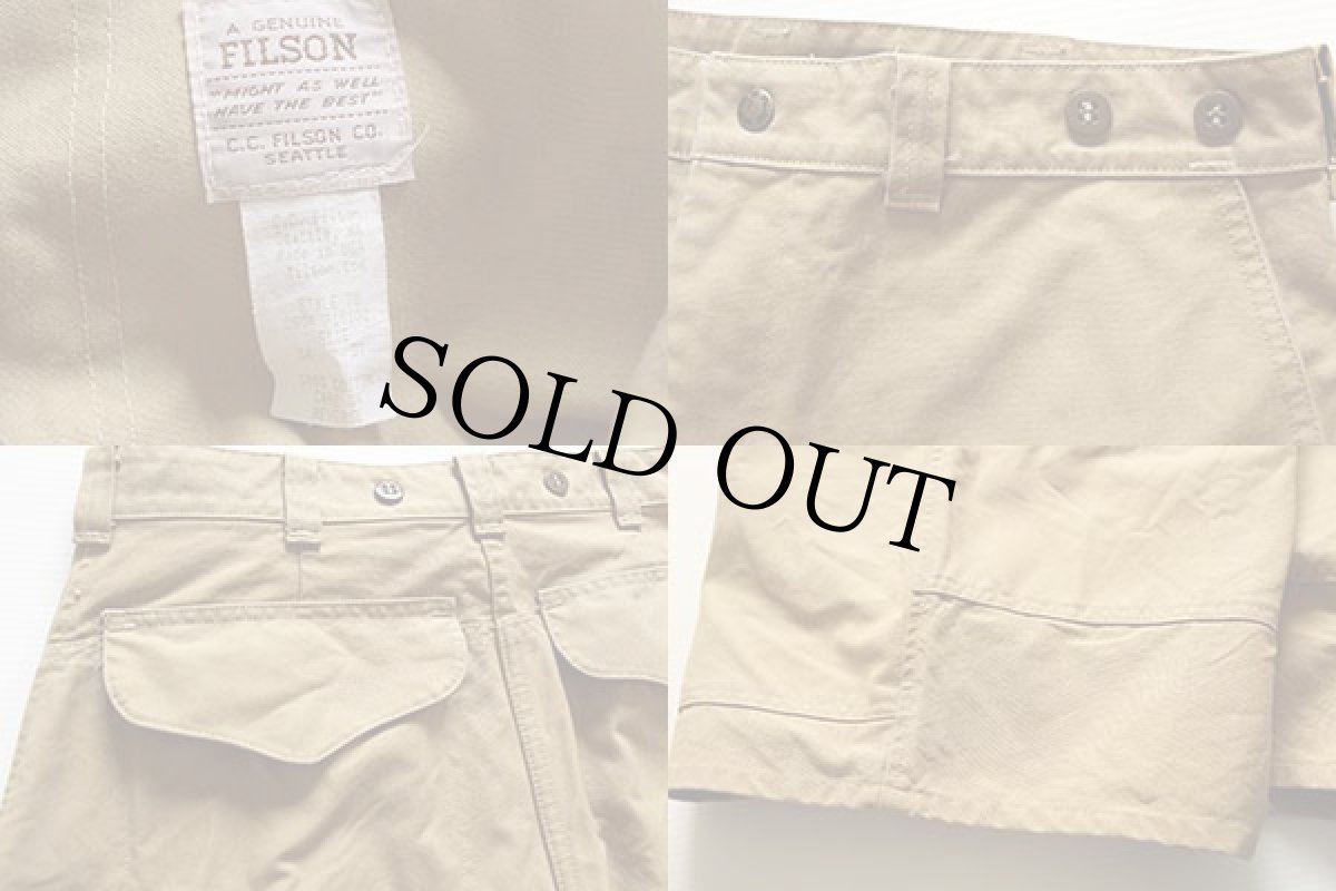 画像3: USA製 FILSONフィルソン ダブルニー キャンバス ショーツ 34 (3)