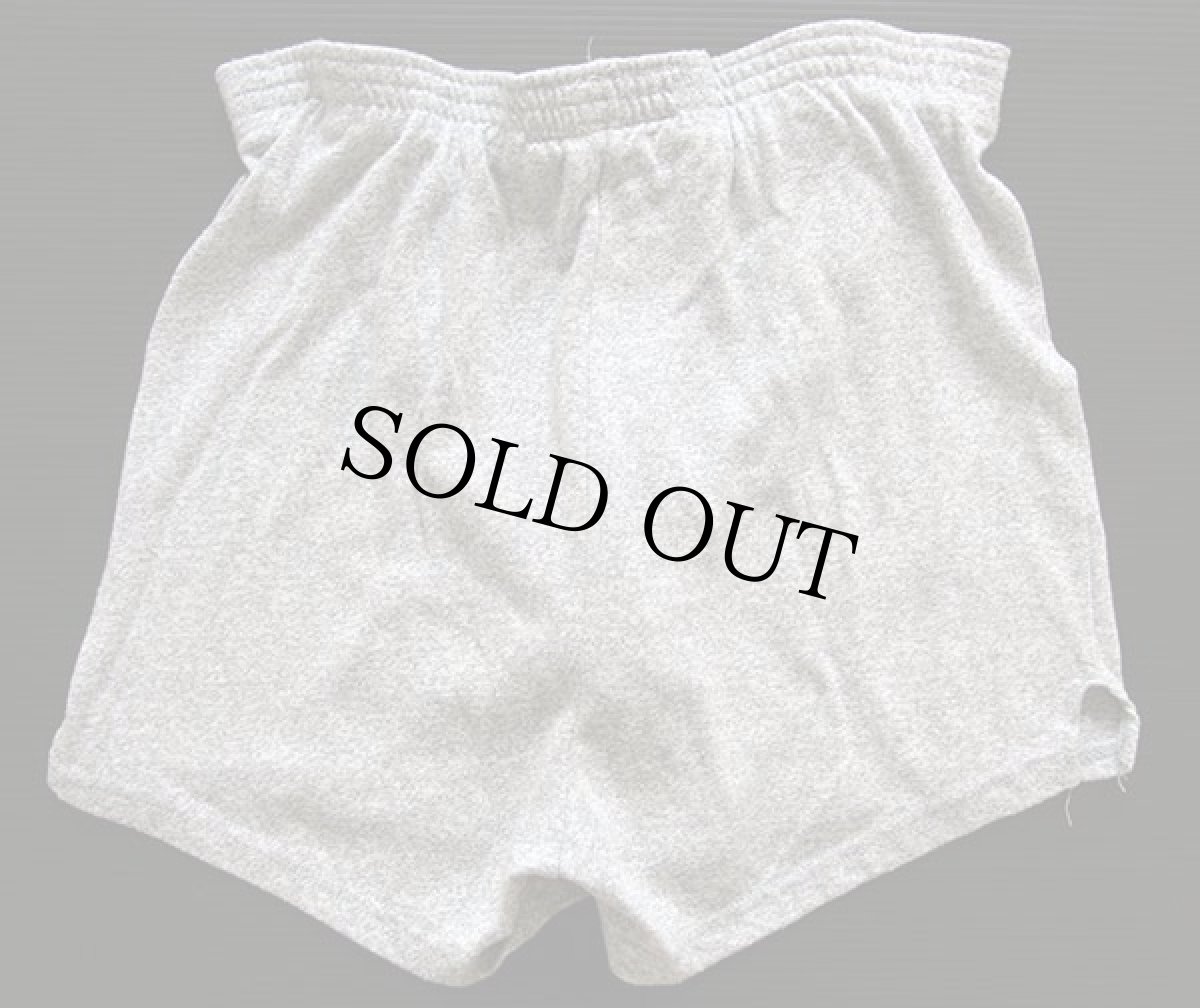 画像2: 80s 米軍 CHAMPIONチャンピオン プロダクツ ARMY PFU ショートパンツ 杢グレー S★ショーツ (2)