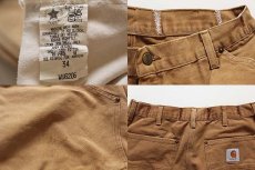 画像3: 90s USA製 carharttカーハート ダック地 ダブルニー ペインター ショートパンツ★ショーツ (3)