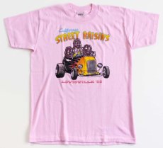 画像2: 80s USA製 カリフォルニアレーズン Tシャツ ピンク M (2)