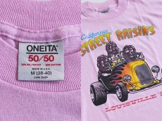 画像3: 80s USA製 カリフォルニアレーズン Tシャツ ピンク M (3)