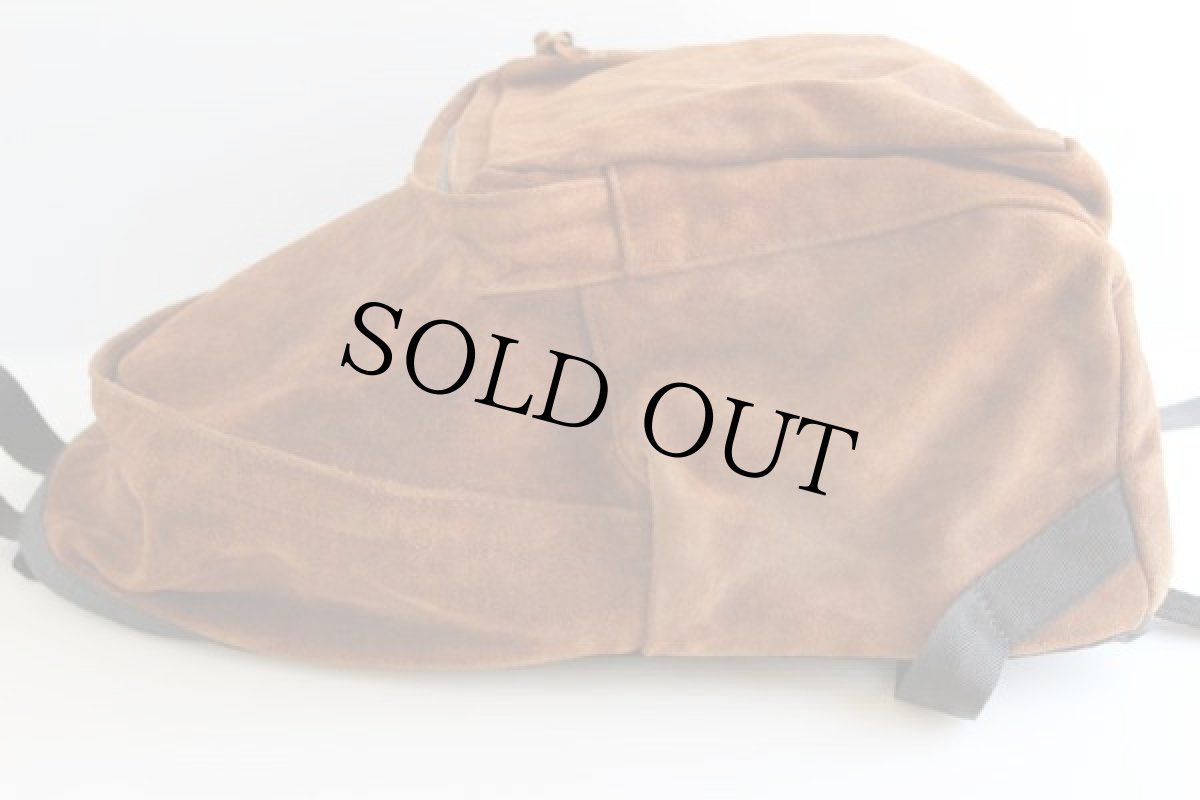 画像5: 80s USA製 EASTPAKイーストパック スエード レザー リュックサック 茶 (5)