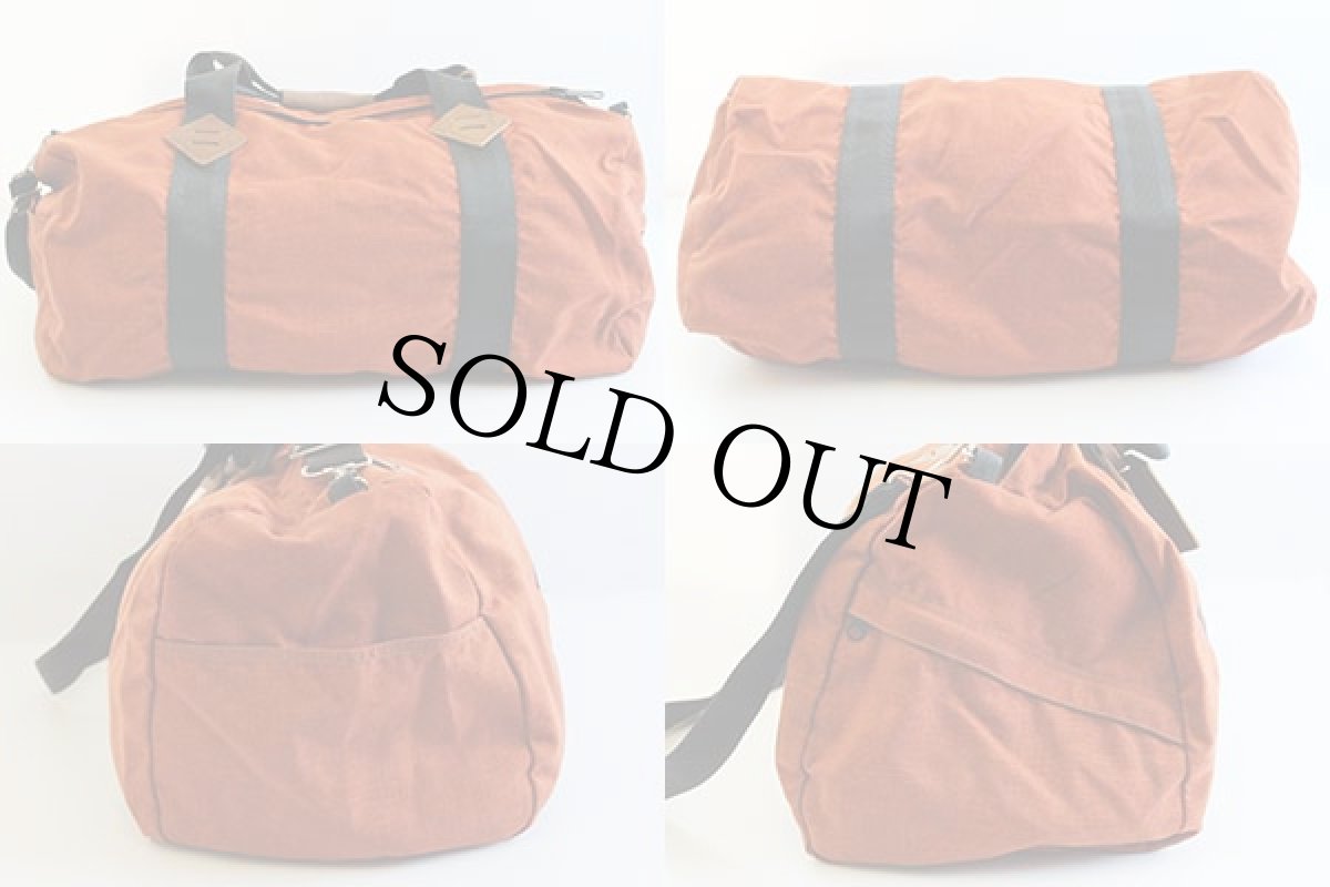 画像2: 70s EddieBauerエディーバウアー ダッフルバッグ オレンジ L (2)