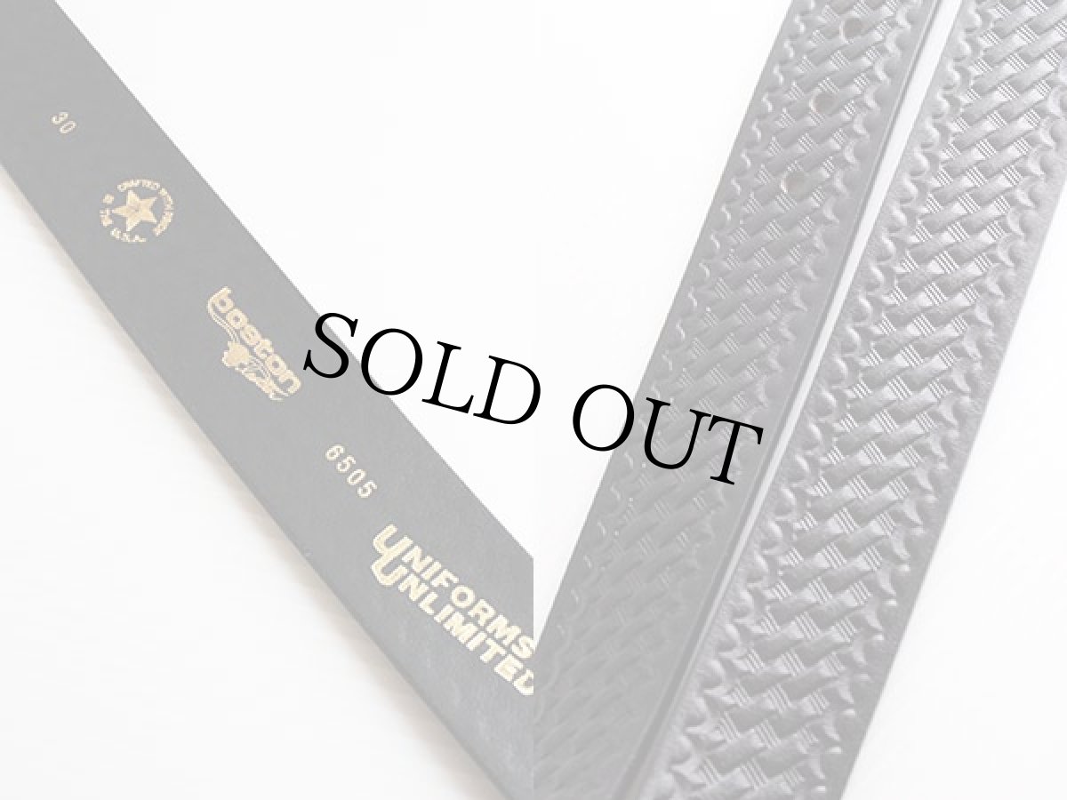 画像3: デッドストック★80s USA製 boston カービング レザー ギャリソンベルト★522 (3)