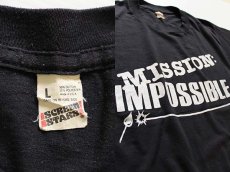 画像3: 80s USA製 MISSION IMPOSSIBLE Tシャツ 黒 L (3)