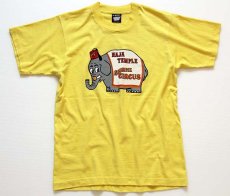 画像2: 90s USA製 SHRINE CIRCUS フリーメイソン シュライナー Tシャツ 黄 M (2)