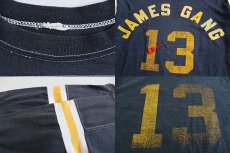画像3: 80s JAMES GANG 13 ナンバリング フットボールTシャツ 墨黒 (3)