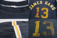 画像3: 80s JAMES GANG 13 ナンバリング フットボールTシャツ 炭黒 (3)