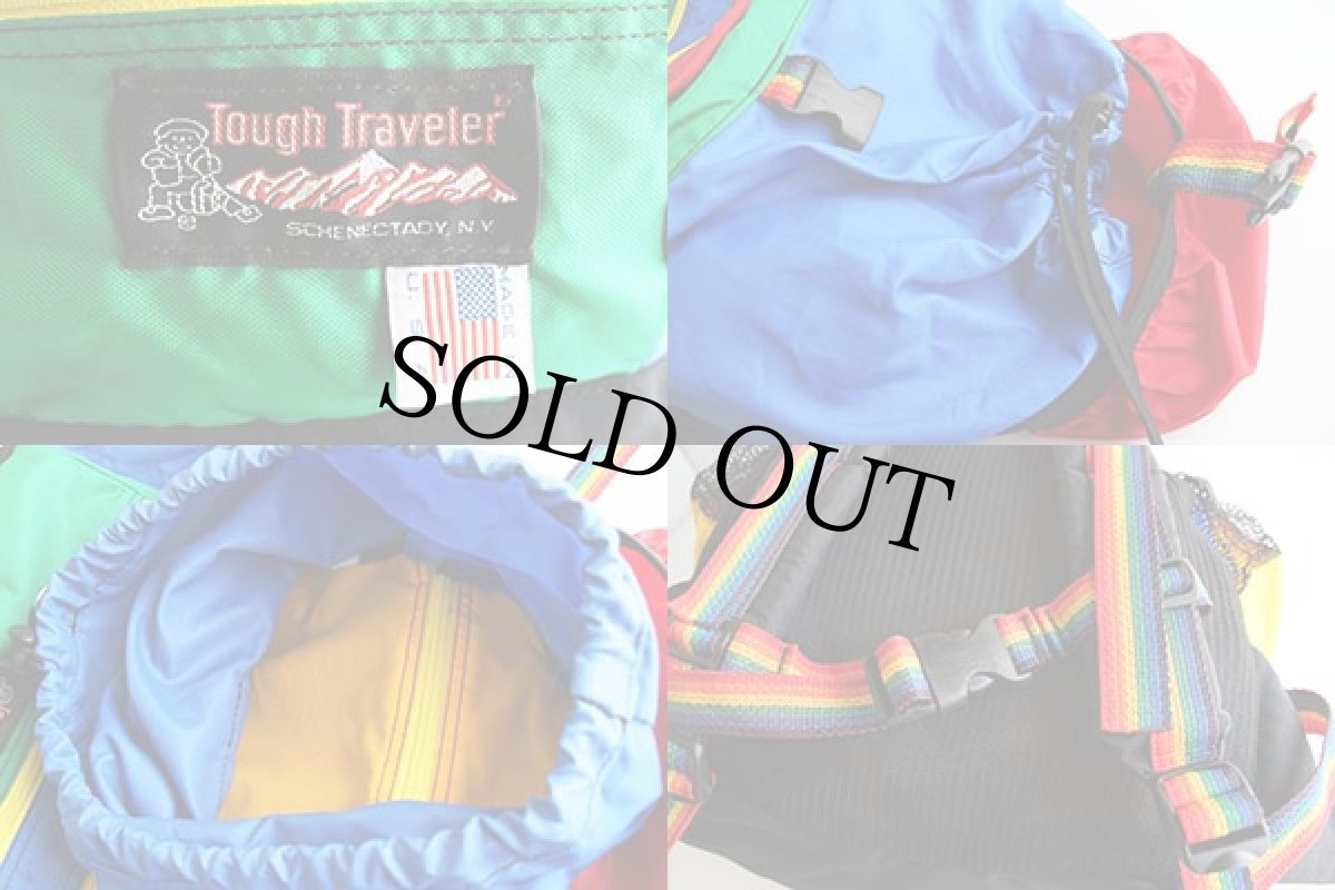 画像3: 90s USA製 Tough Traveler マルチカラー デイパック★リュックサック (3)