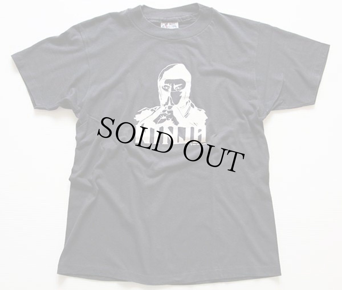 画像2: 80s USA製 Hanes NINJA 忍者 Tシャツ 黒 M (2)