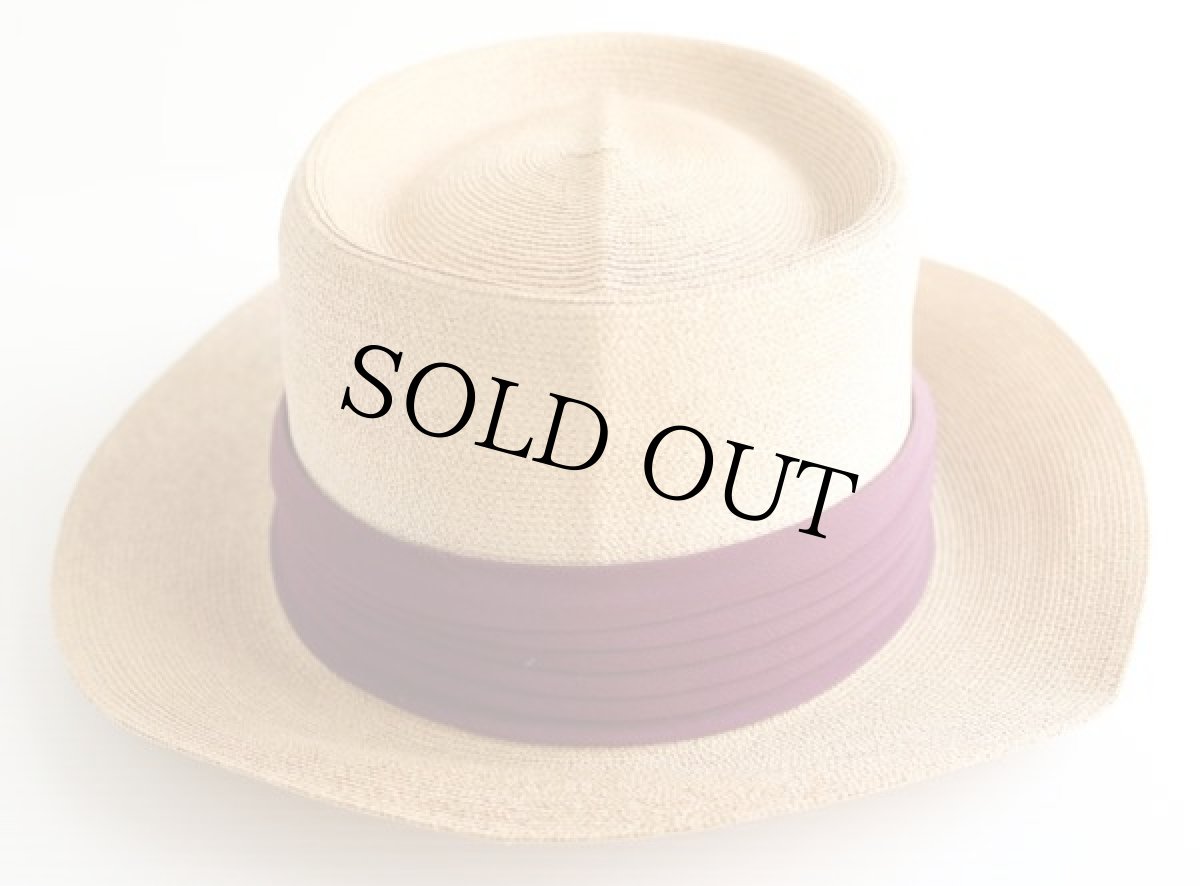 画像2: ビンテージ A.W. JOHNSON パナマハット 7 1/8 (2)