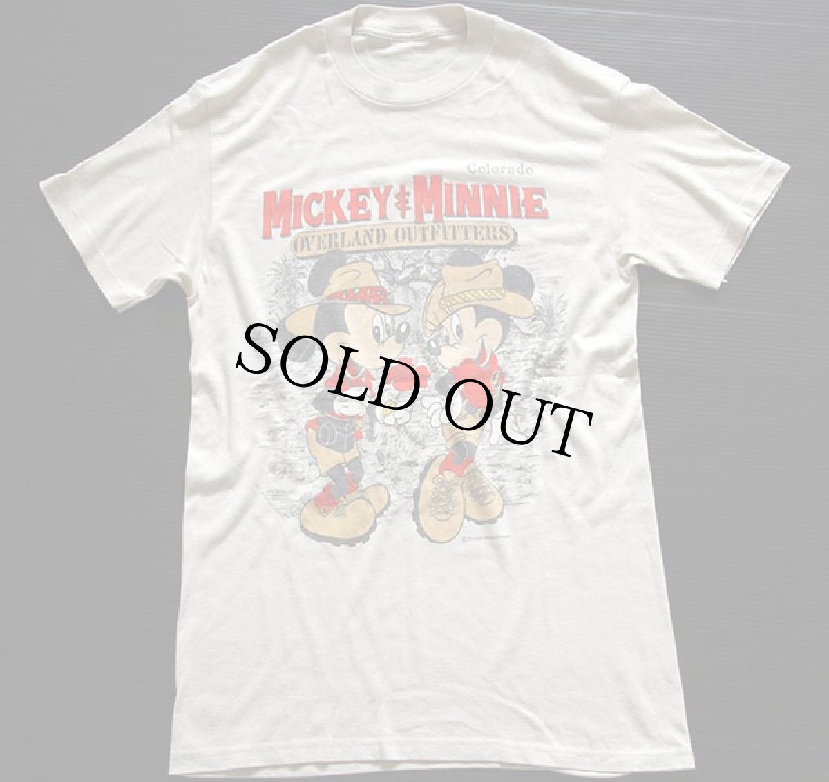 画像2: 80s ミッキー&ミニー マウス OVERLAND OUTFITTERS Tシャツ (2)