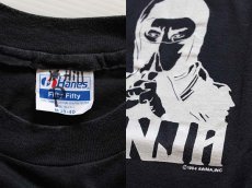 画像3: 80s USA製 Hanes NINJA 忍者 Tシャツ 黒 M (3)