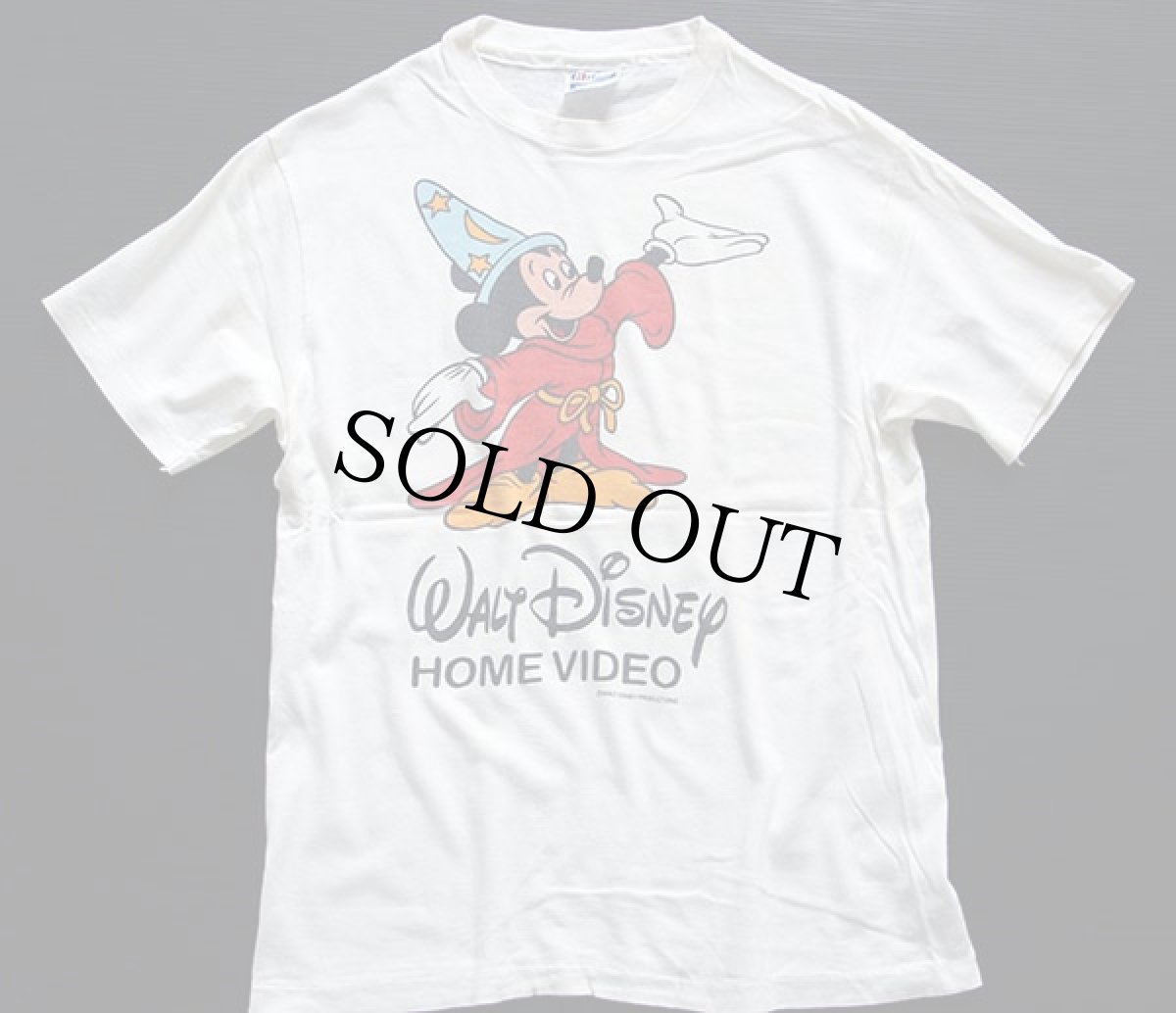 画像2: 80s USA製 Hanes Walt Disney ミッキー マウス ファンタジア コットンTシャツ 白 L (2)