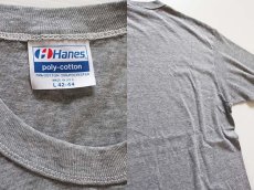 画像3: 80s USA製 Hanes SANTA RITA VARSITY Tシャツ 杢グレー L (3)