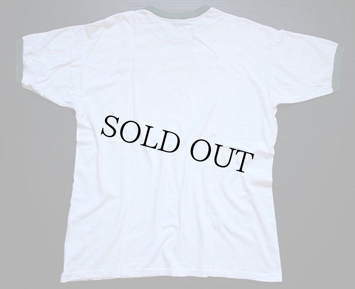 画像3: 70s mayo SPRUCE BSA ボーイスカウト インディアンヘッド 染み込みプリント リンガーTシャツ (3)