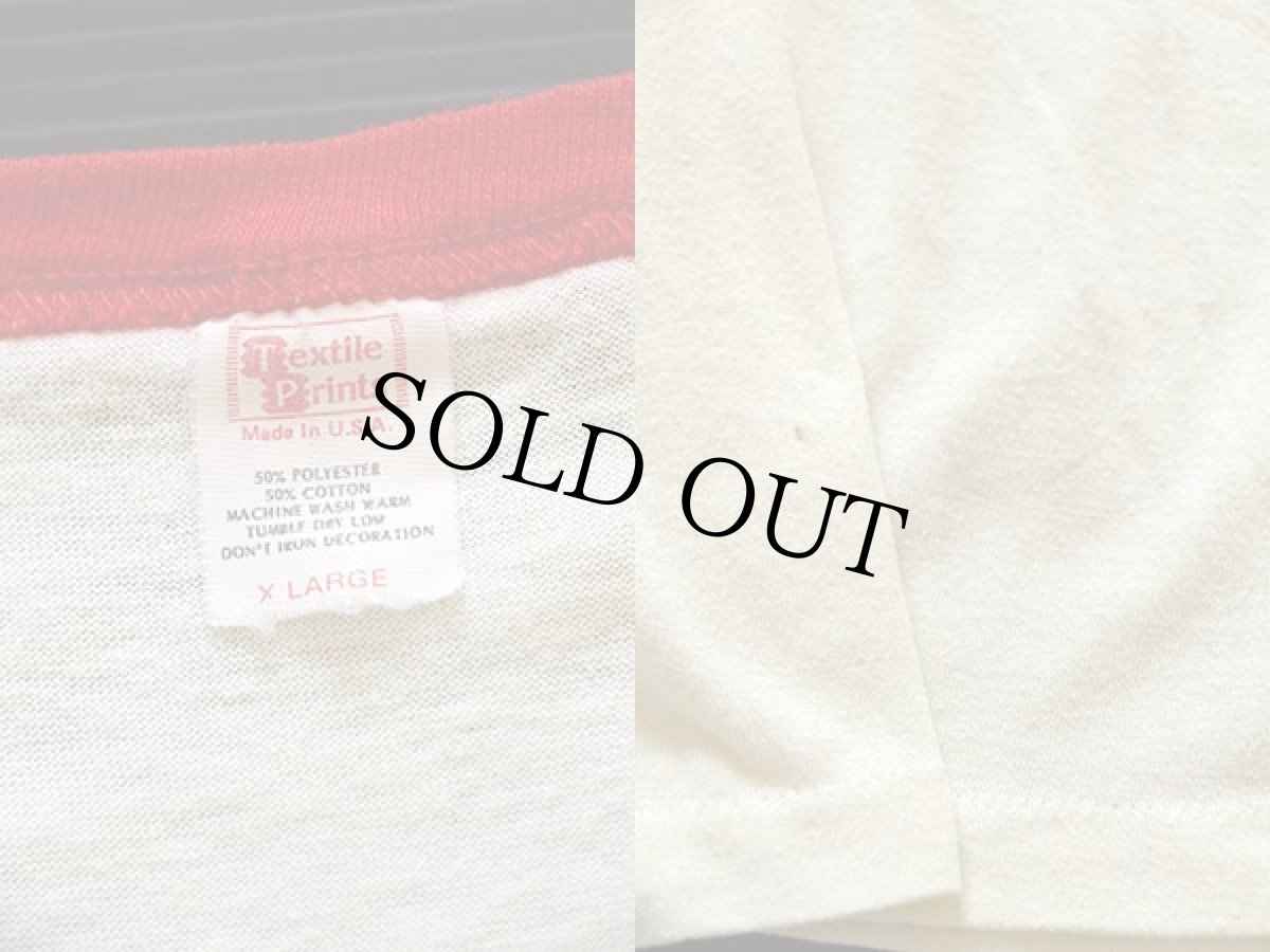 画像3: 70s USA製 BSA ボーイスカウト Philmont 染み込みプリント リンガーTシャツ (3)