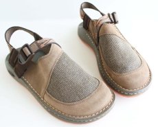 画像1: CHACOチャコTOE COOPスエードレザー×キャンバス サンダルW9 (1)