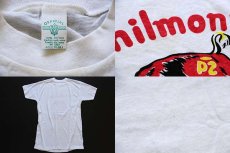 画像3: デッドストック★60s BSA ボーイスカウト Philmont 染み込みプリント コットンTシャツ 白 L (3)