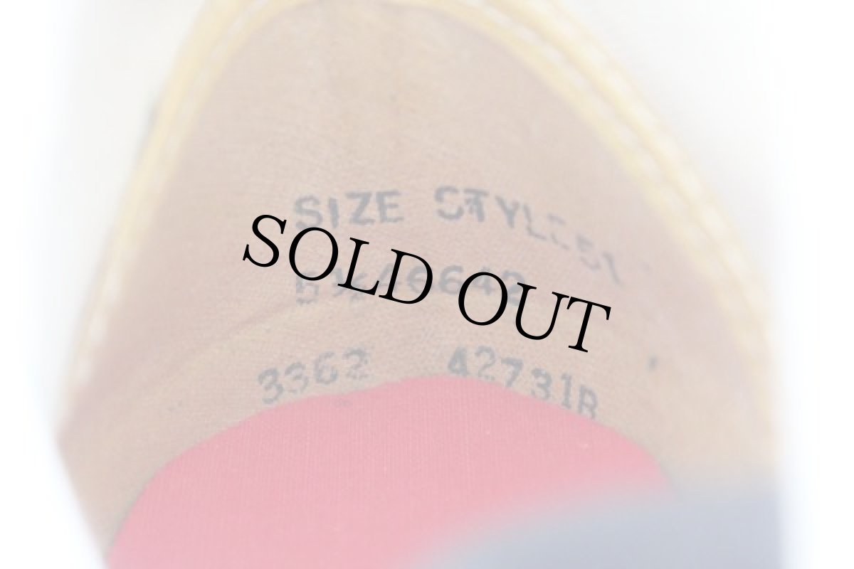 画像8: デッドストック★70s USA製 PRO BASKETBALL キャンバス スニーカー ハイカット 黒 5.5 (8)