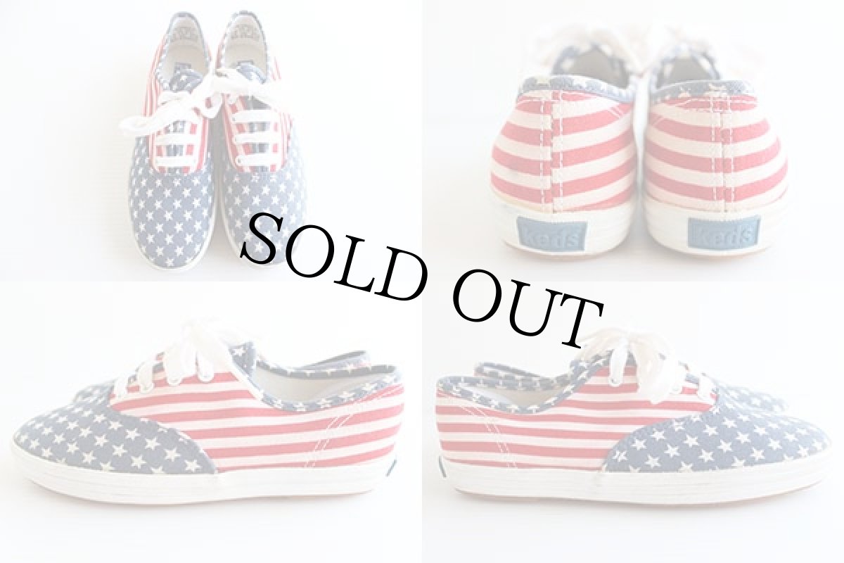 画像2: kedsケッズ 星条旗柄 スニーカー キッズ1 (2)