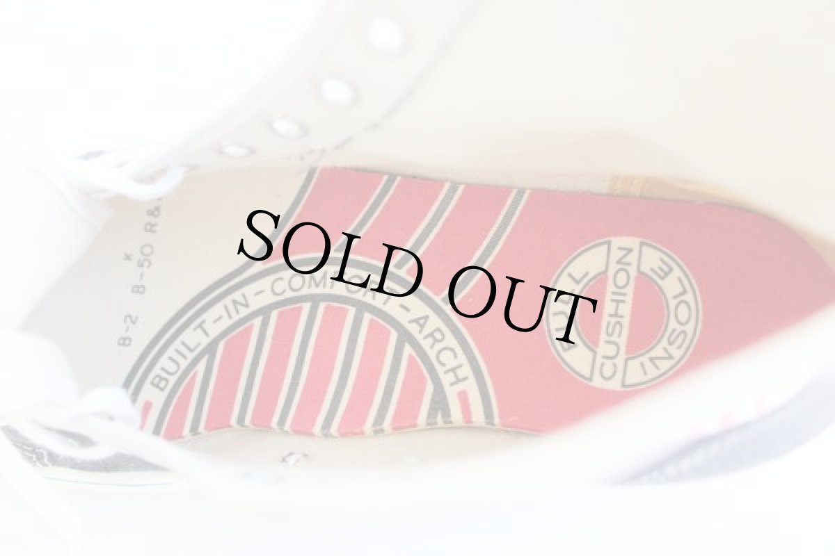 画像9: デッドストック★70s USA製 PRO BASKETBALL キャンバス スニーカー ハイカット 黒 5.5 (9)