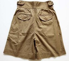 画像2: 80s BANANA REPUBLICバナナリパブリック グルカショーツ ショートパンツ カーキ 30 (2)