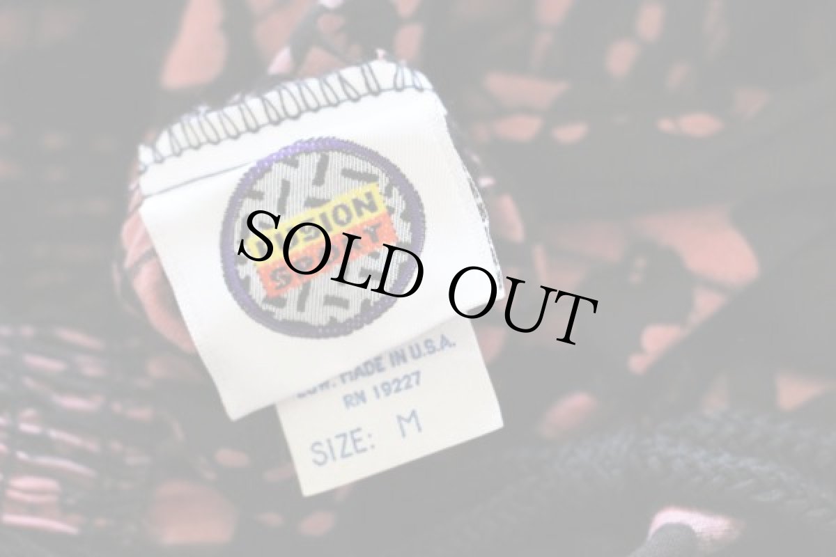 画像3: 80s USA製 FUSION SPORT 総柄 イージーパンツ M (3)