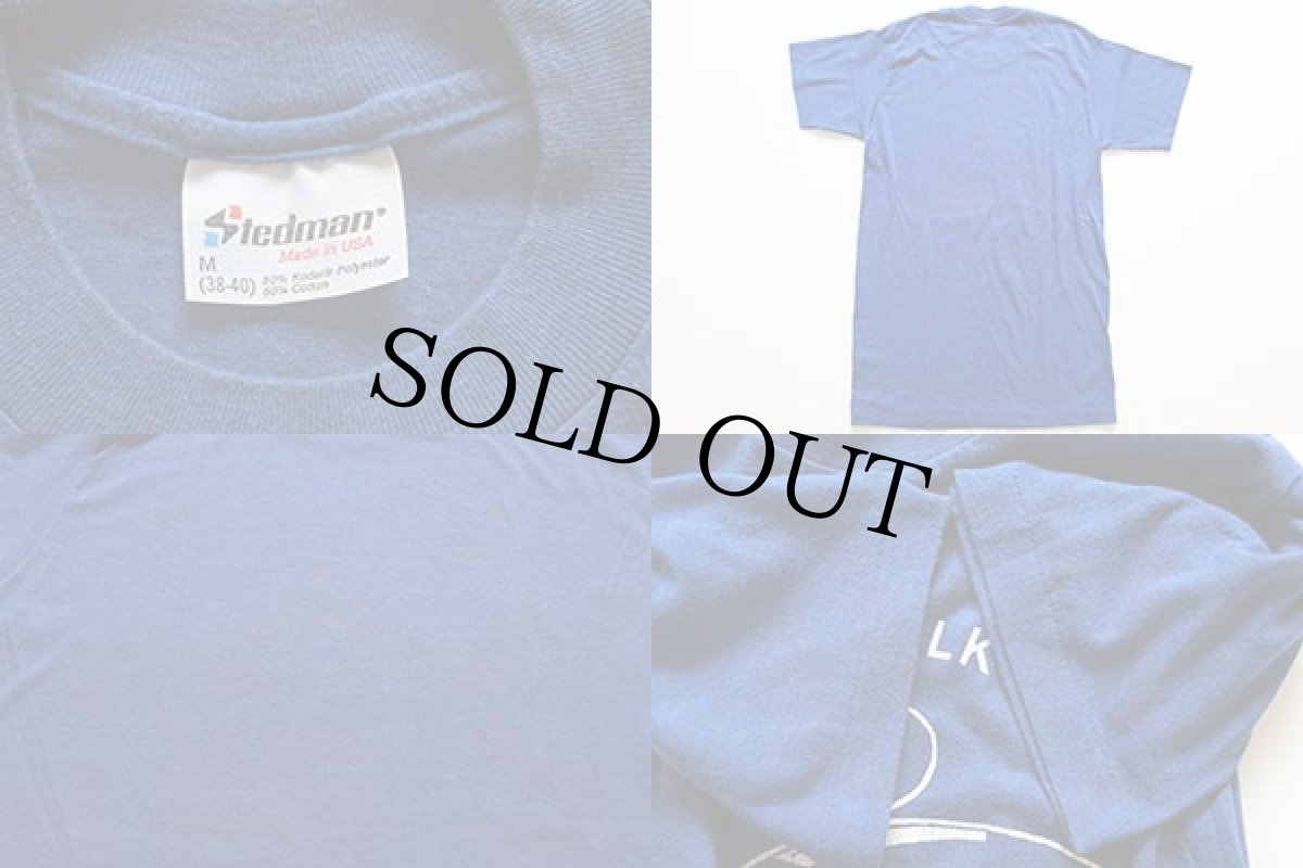 画像3: 80s USA製 TEXAS AMERICAN BANKS Tシャツ 青 M (3)