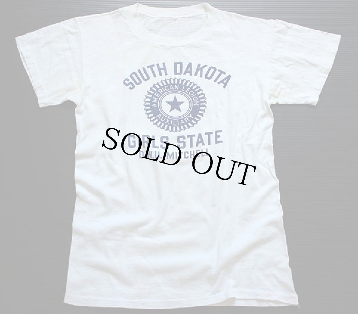 画像2: 50s AMERICAN LEGION 染み込みプリント Tシャツ (2)