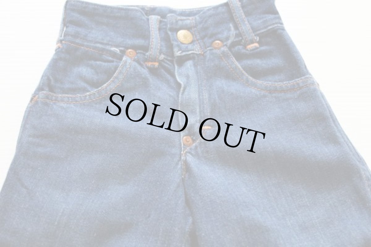 画像2: 50s ROUND HOUSEラウンドハウス デニムパンツ キッズ w17 (2)